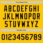 Maglia da baseball personalizzata autentica gialla e nera