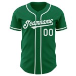 Maglia Kelly personalizzata, autentica, verde, baseball, bianca Maglia Kelly personalizzata, autentica, verde, baseball, bianca