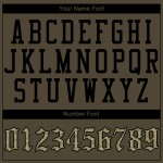 Service Olive personnalisé pour maillot de baseball authentique Salute Camo-Black Service Olive personnalisé pour maillot de baseball authentique Salute Camo-Black