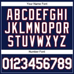 Maillot de baseball personnalisé à rayures fines, authentique, blanc-rouge, blanc, bleu marine Maillot de baseball personnalisé à rayures fines, authentique, blanc-rouge, blanc, bleu marine