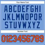 Maglia da baseball autentica personalizzata blu arancione-royal light Maglia da baseball autentica personalizzata blu arancione-royal light