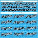 Maglia da baseball Revzzz Sky Bear personalizzata, nera e bianca, 3D Blue Drip, autentica Maglia da baseball Revzzz Sky Bear personalizzata, nera e bianca, 3D Blue Drip, autentica