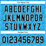 Maglia da baseball Revzzz Sky Bear personalizzata, nera e bianca, 3D Blue Drip, autentica Maglia da baseball Revzzz Sky Bear personalizzata, nera e bianca, 3D Blue Drip, autentica